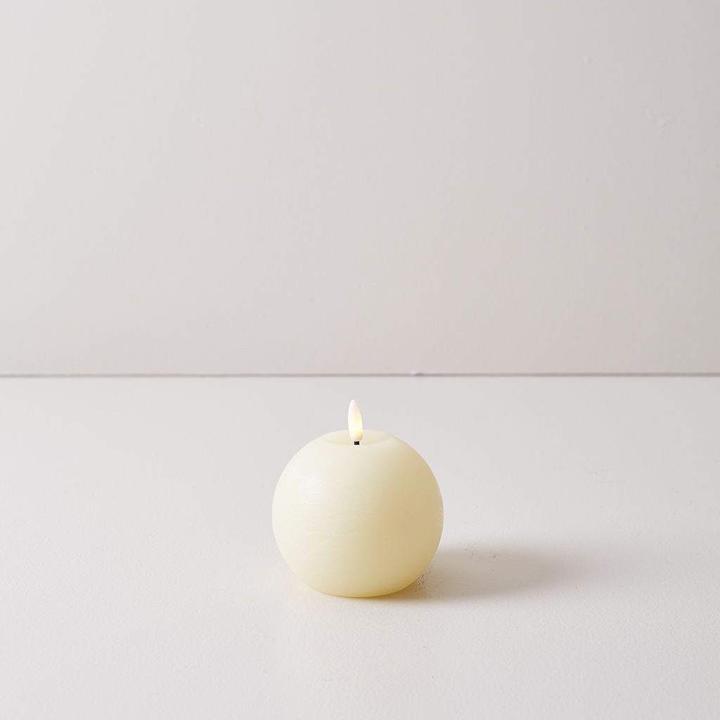 19 LED BALL10 019 IVORY L