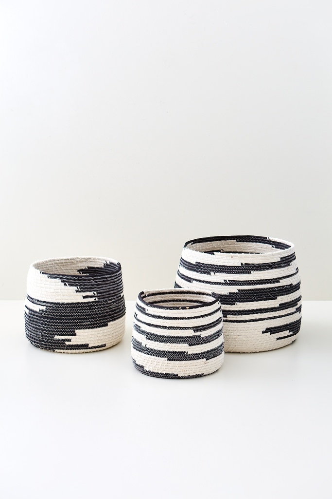 CANASTO GRECO SET X 3 b/n