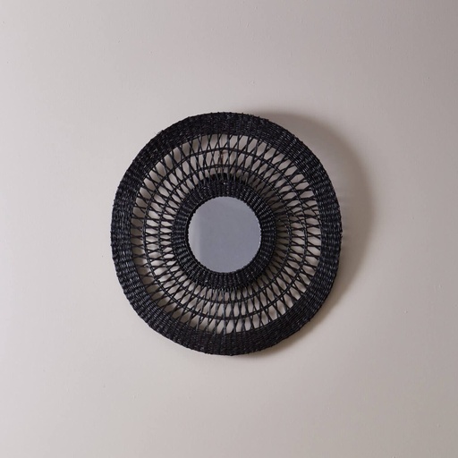 [JAW01NE2181] ESPEJO FRESIA NEGRO M